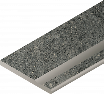 Грэй Бортик 30X60 С Выемкой Закругленный Правый