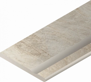 Уайт Бортик 30X60 С Выемкой Закругленный Правый