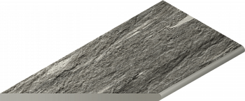 Гриджио Бортик 30X60 Закругленный Левый