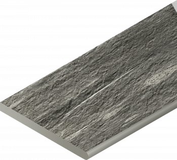 Гриджио Бортик 30X60 Закругленный Правый
